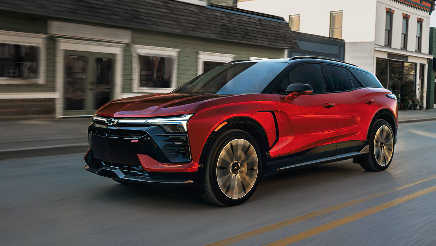 2026 Chevrolet Blazer EV in Radiant Red tintcoat