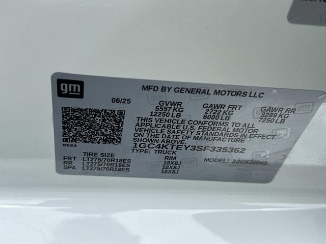 2025 Chevrolet Silverado 3500 HD LT
