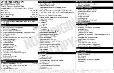 2012 Dodge Avenger SXT