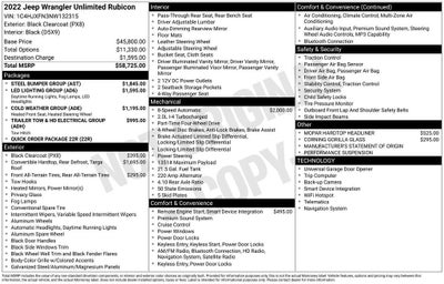 2022 Jeep Wrangler Unlimited Rubicon 4x4