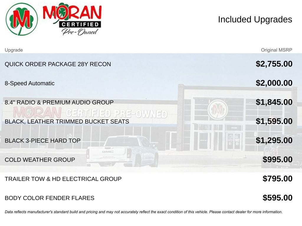 2020 Jeep Wrangler Unlimited Rubicon Recon 4X4