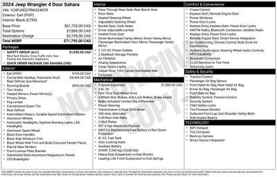 2024 Jeep Wrangler Sahara