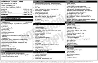 2024 Dodge Durango Citadel