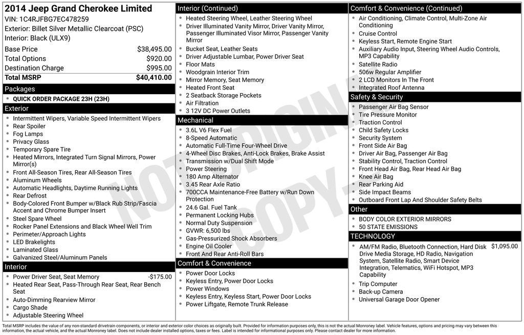 2014 Jeep Grand Cherokee Limited