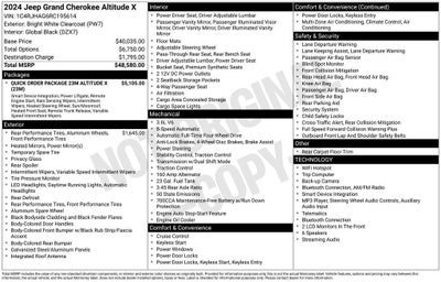 2024 Jeep Grand Cherokee Altitude X 4x4
