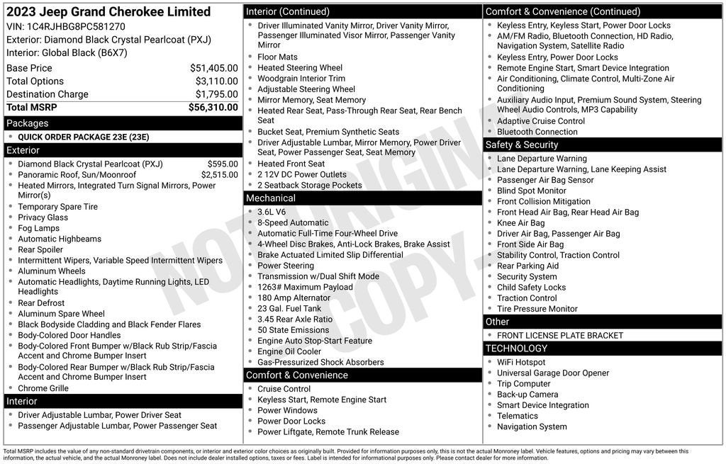 2023 Jeep Grand Cherokee Limited