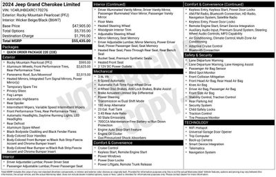2024 Jeep Grand Cherokee Limited 4x4