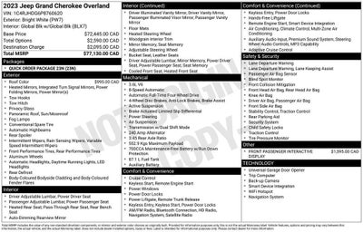 2023 Jeep Grand Cherokee Overland