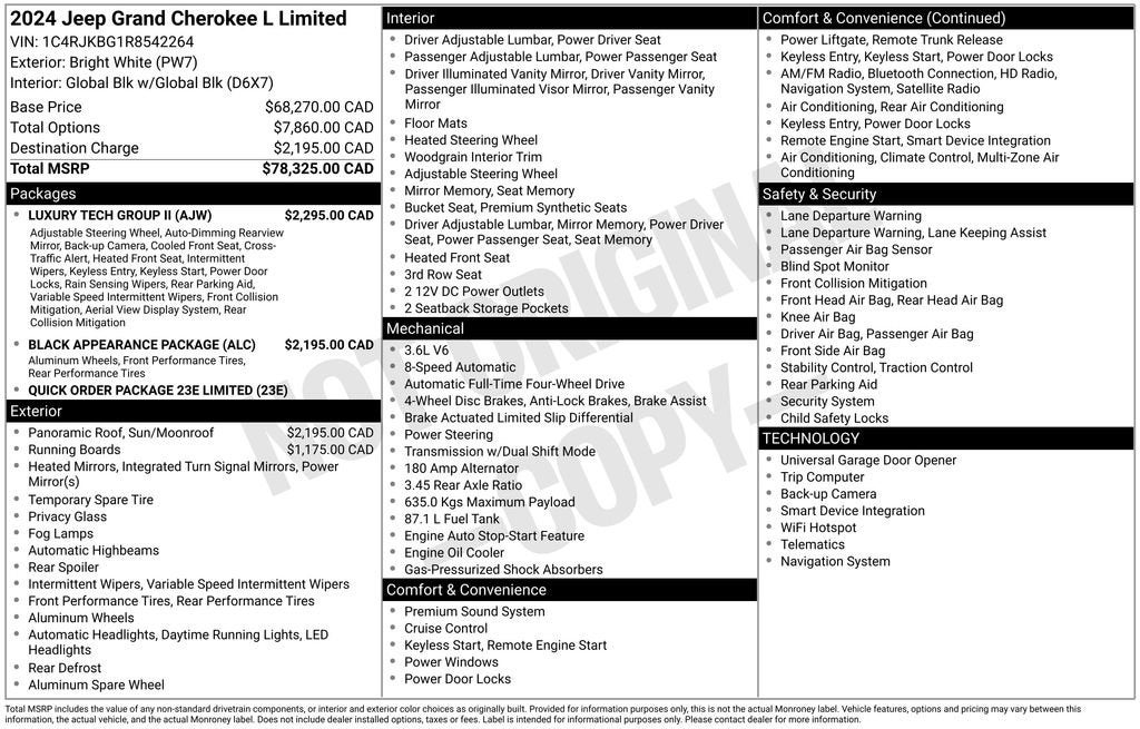2024 Jeep Grand Cherokee L Limited