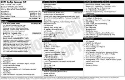 2024 Dodge Durango R/T