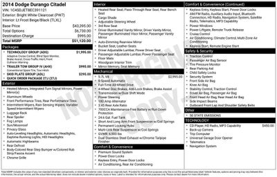 2014 Dodge Durango Citadel