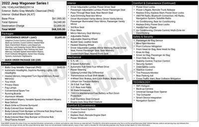 2022 Jeep Wagoneer Series I