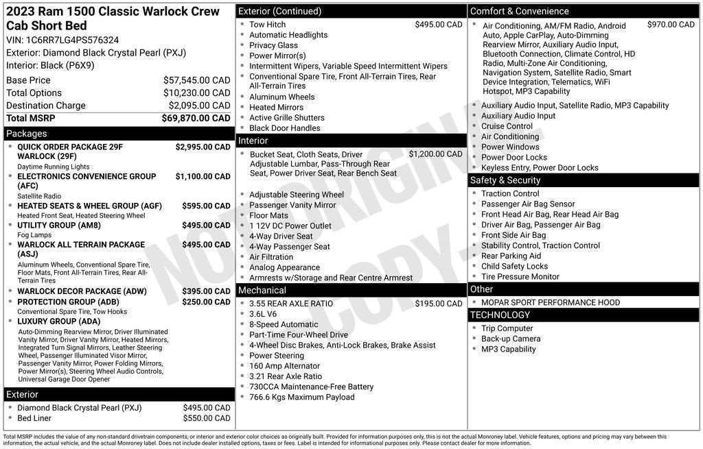 2023 RAM 1500 Classic SLT