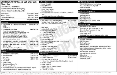 2023 RAM 1500 Classic SLT
