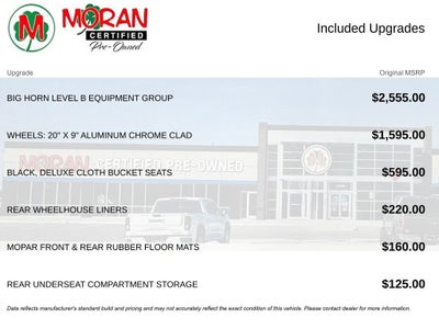 2022 RAM 1500 Big Horn Crew Cab 4x4 5'7" Box