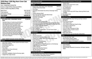 2020 RAM 1500 Big Horn