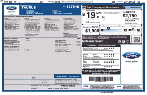 2018 Ford Taurus SEL