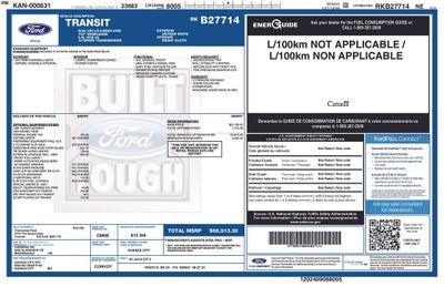 2024 Ford Transit Cargo Van T250 AWD LOW RF