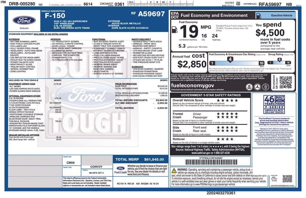 2024 Ford F-150 XLT
