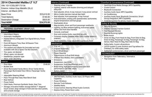 2014 Chevrolet Malibu LT