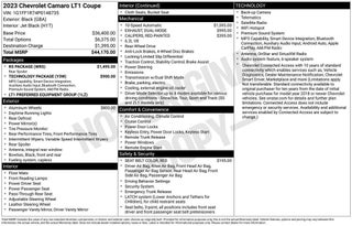 2023 Chevrolet Camaro LT1