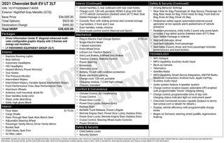 2021 Chevrolet Bolt EV LT