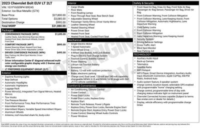 2023 Chevrolet Bolt EUV LT