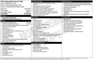 2015 Chevrolet Cruze LS