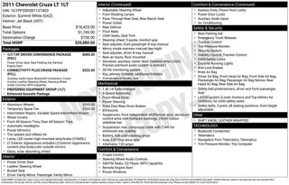 2011 Chevrolet Cruze LT w/1LT