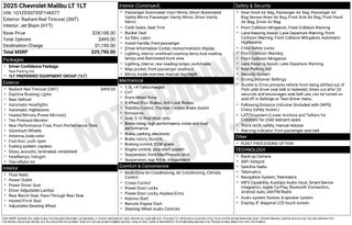 2025 Chevrolet Malibu 1LT