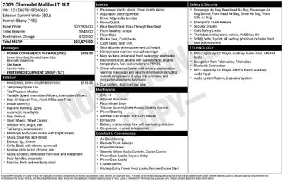 2009 Chevrolet Malibu LT w/1LT