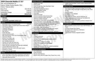 2009 Chevrolet Malibu LT w/2LT