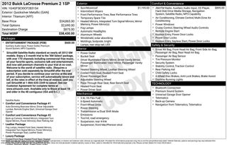 2012 Buick LaCrosse Premium 2