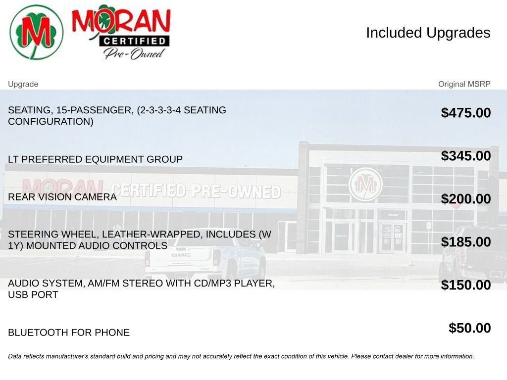 2017 Chevrolet Express Passenger 3500 LT