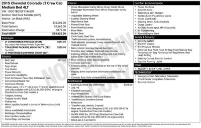 2015 Chevrolet Colorado 4WD LT