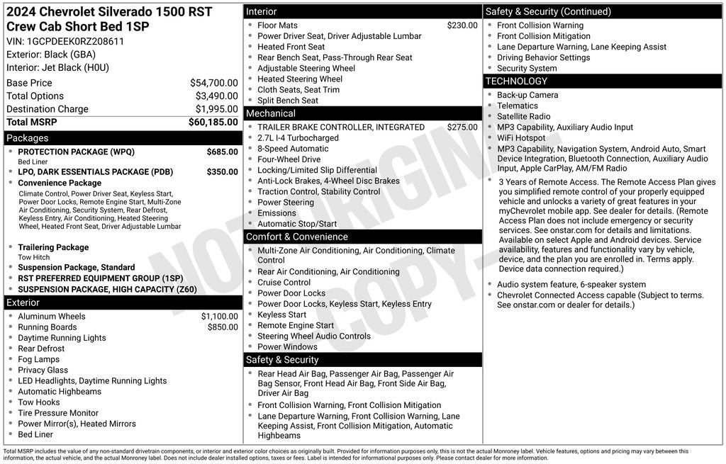 2024 Chevrolet Silverado 1500 RST