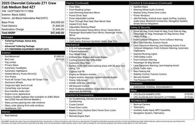 2025 Chevrolet Colorado Z71