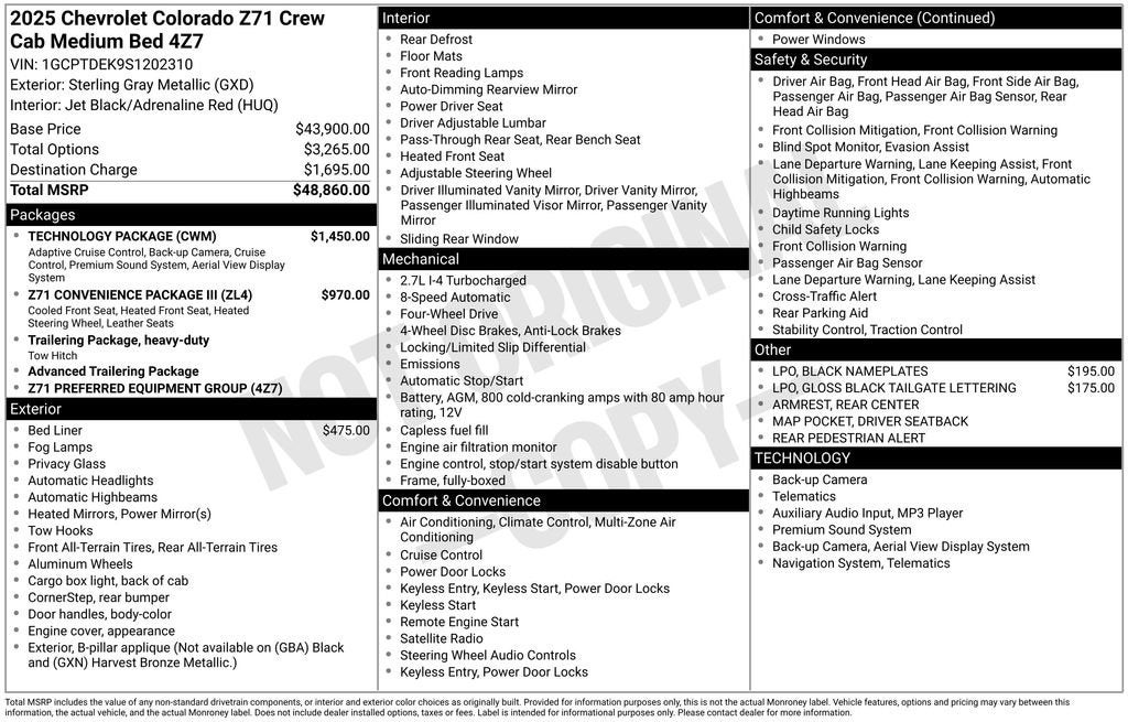 2025 Chevrolet Colorado Z71