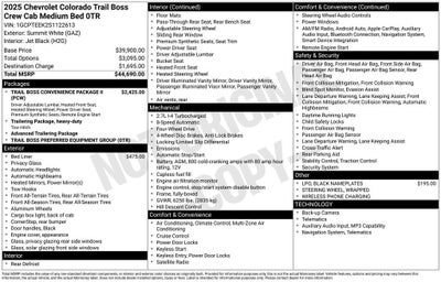 2025 Chevrolet Colorado Trail Boss