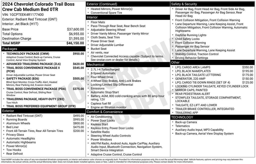 2024 Chevrolet Colorado Trail Boss