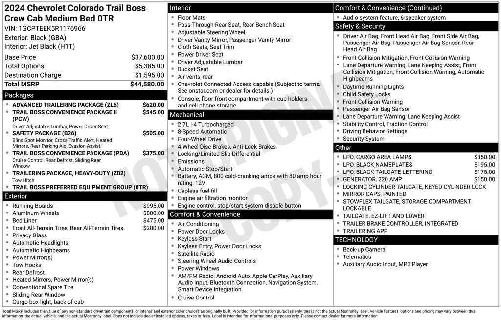 2024 Chevrolet Colorado Trail Boss