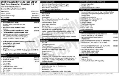 2022 Chevrolet Silverado 1500 LTD LT Trail Boss