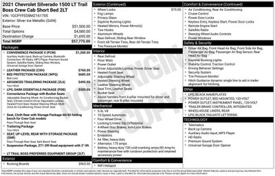 2021 Chevrolet Silverado 1500 LT Trail Boss