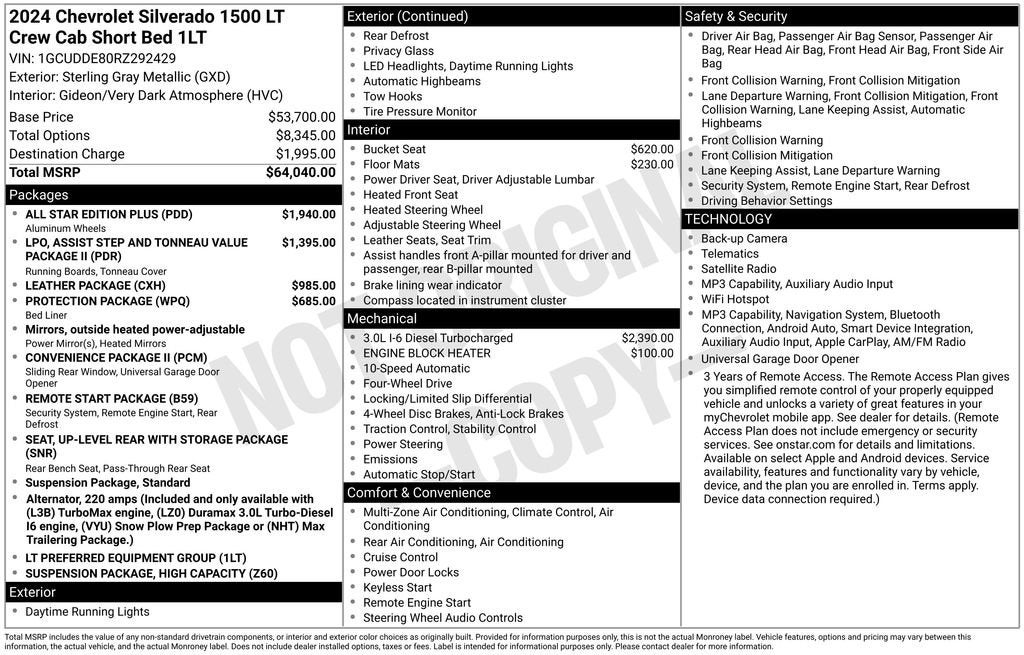 2024 Chevrolet Silverado 1500 LT