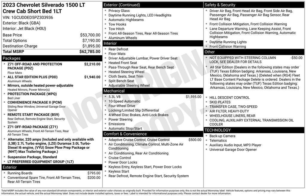 2023 Chevrolet Silverado 1500 LT