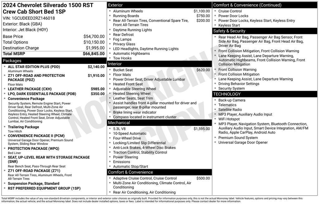 2024 Chevrolet Silverado 1500 RST