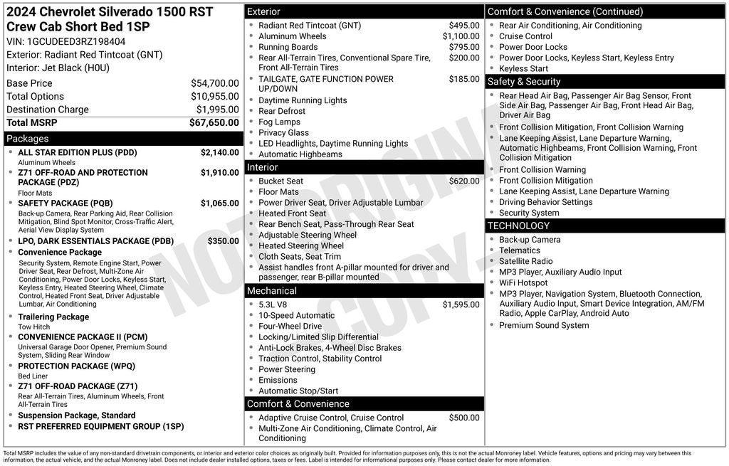 2024 Chevrolet Silverado 1500 RST