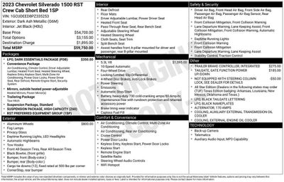 2023 Chevrolet Silverado 1500 RST