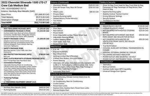 2022 Chevrolet Silverado 1500 LTD LT