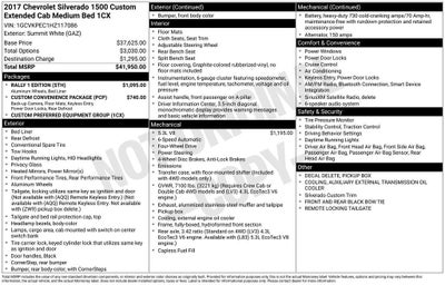 2017 Chevrolet Silverado 1500 Custom